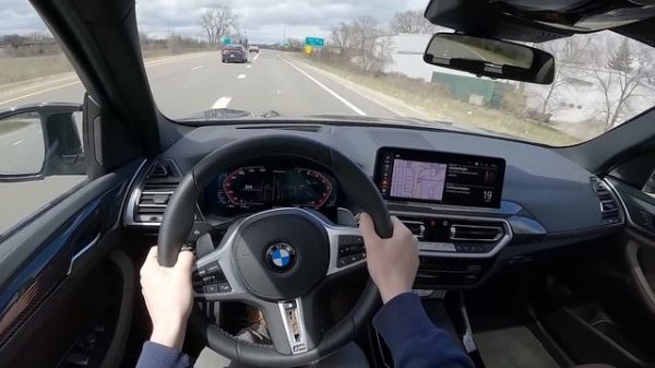 2022 BMW X3 M40i - POV Test Drive (Binaural Audio)