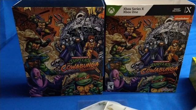 Teenage Mutant Ninja Turtles The Cowabunga Collection Unboxing Xbox Series X смотреть онлайн