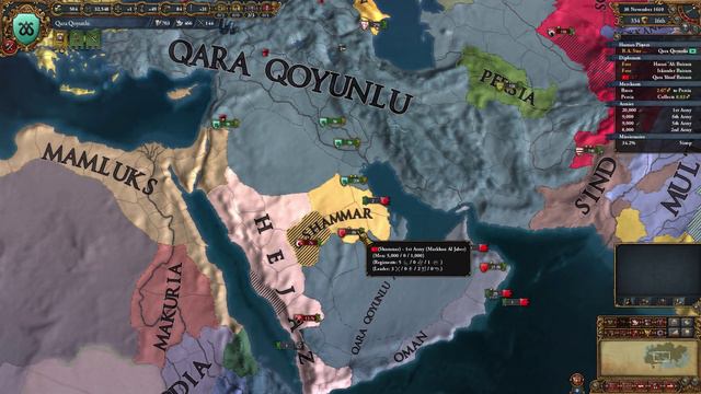 Europa Universalis 4: The Cossacks - Qara Qoyunlu Gameplay - Part 36 смотреть онлайн