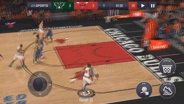 Прохождение игры NBA Live Mobile #55 Опять первый Дивизион!!! смотреть онлайн