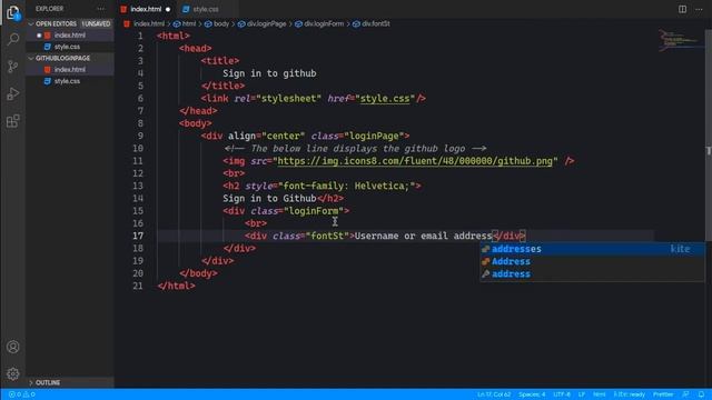 How to make a login page like GitHub смотреть онлайн