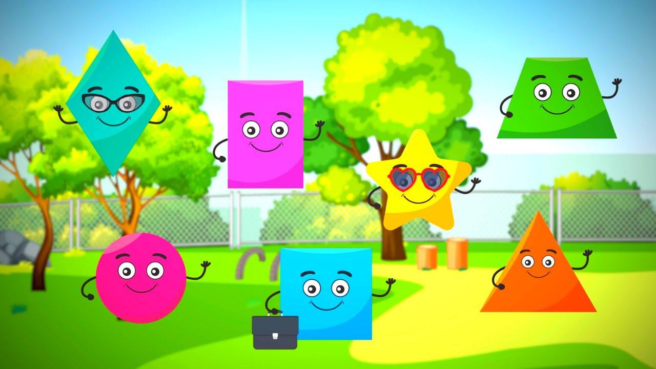 Песенки про Геометрические Фигуры, Цвета, Овощи и Фрукты. Фигуры для детей. БроиСис - Детские Песни смотреть онлайн