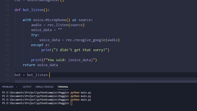 Build a Virtual Speech Assistant in Python - Learn Python Tutorial #2 | Speech Recognition смотреть онлайн