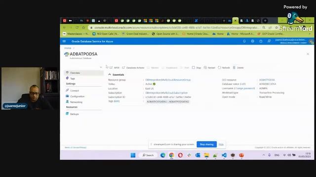 Juarez - Multi cloud Application Development with Microsoft Azure and Oracle Cloud Infrastructure смотреть онлайн