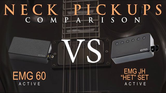 EMG 60 vs EMG JH "HET" SET - Active NECK Pickup Guitar Tone Comparison / Review / Demo смотреть онлайн