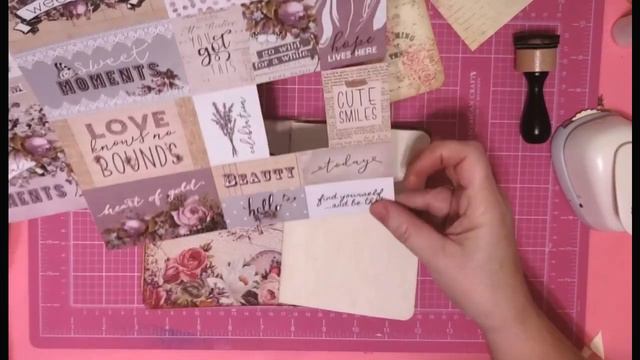 MINI JUNK JOURNAL FROM AN ENVELOPE TUTORIAL Part 2 | Quick & Easy Notebook Journal | Beginner Craft смотреть онлайн