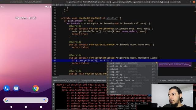 ANDROID: RECYCLERVIEW | DELETE MULTIPLE ITEMS | JAVA #6 - FINAL смотреть онлайн