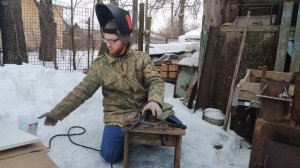 Как сделать оголовок для свай / Каркасный дом #2