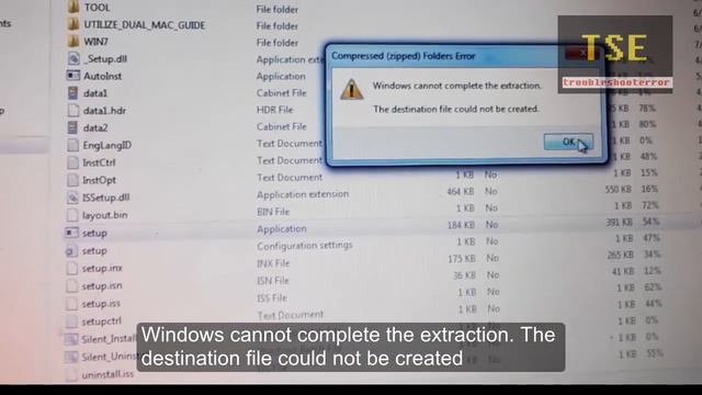 The destination file could not be created when extracting compressed zipped folders of cabinet file смотреть онлайн