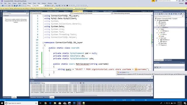 C# Windows application connection to MySQL Workbench database Part 2 of 2 смотреть онлайн