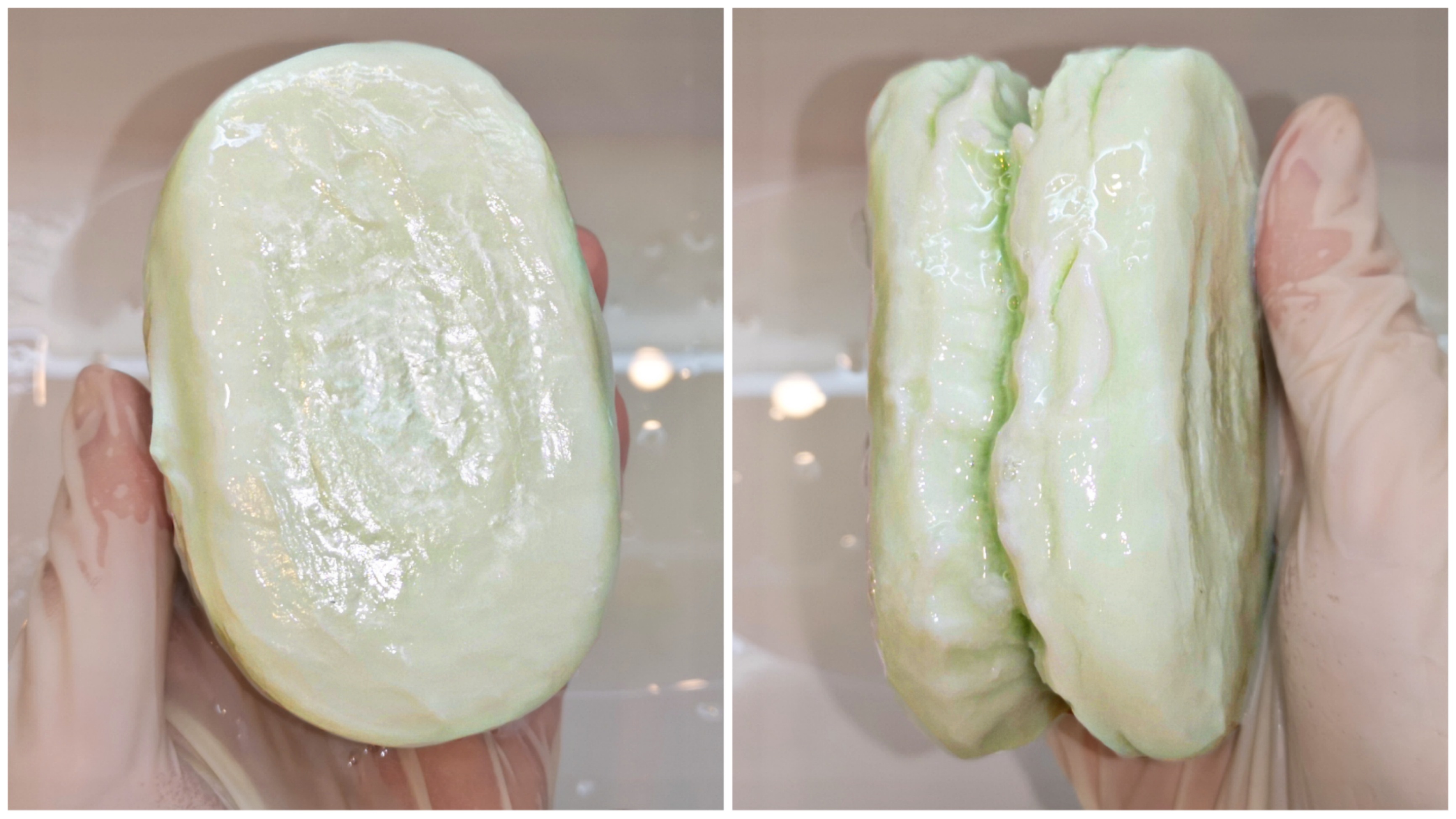 РАЗМОКШЕЕ МЫЛО НЕВСКАЯ КОСМЕТИКА ? ЖМЯК БОЛЬШОЙ МЯГКОЙ ГУБКОЙ / SOAKED SOAP / ASMR SOAP смотреть онлайн