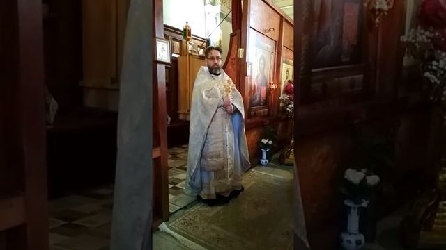 Проповедь в Великую Субботу, Благовещение Пресвятой Богородицы - о. Иоанн, храм Александра Невского смотреть онлайн