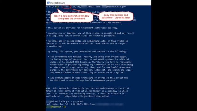 Connect to TurboVNC Using Windows 10 Powershell смотреть онлайн