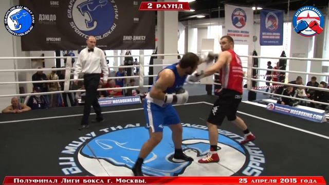 П.Финал - "Турнир сильнейших" Лиги бокса г. Москвы - 25 апреля 2015 г. до 91 кг. смотреть онлайн