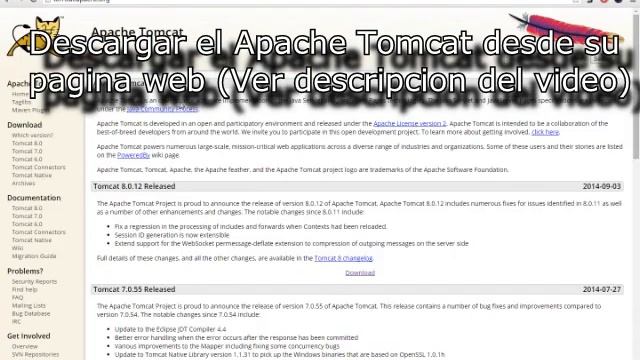 Tutorial de Instalacion de Apache Tomcat y JDK en Windows 7 смотреть онлайн