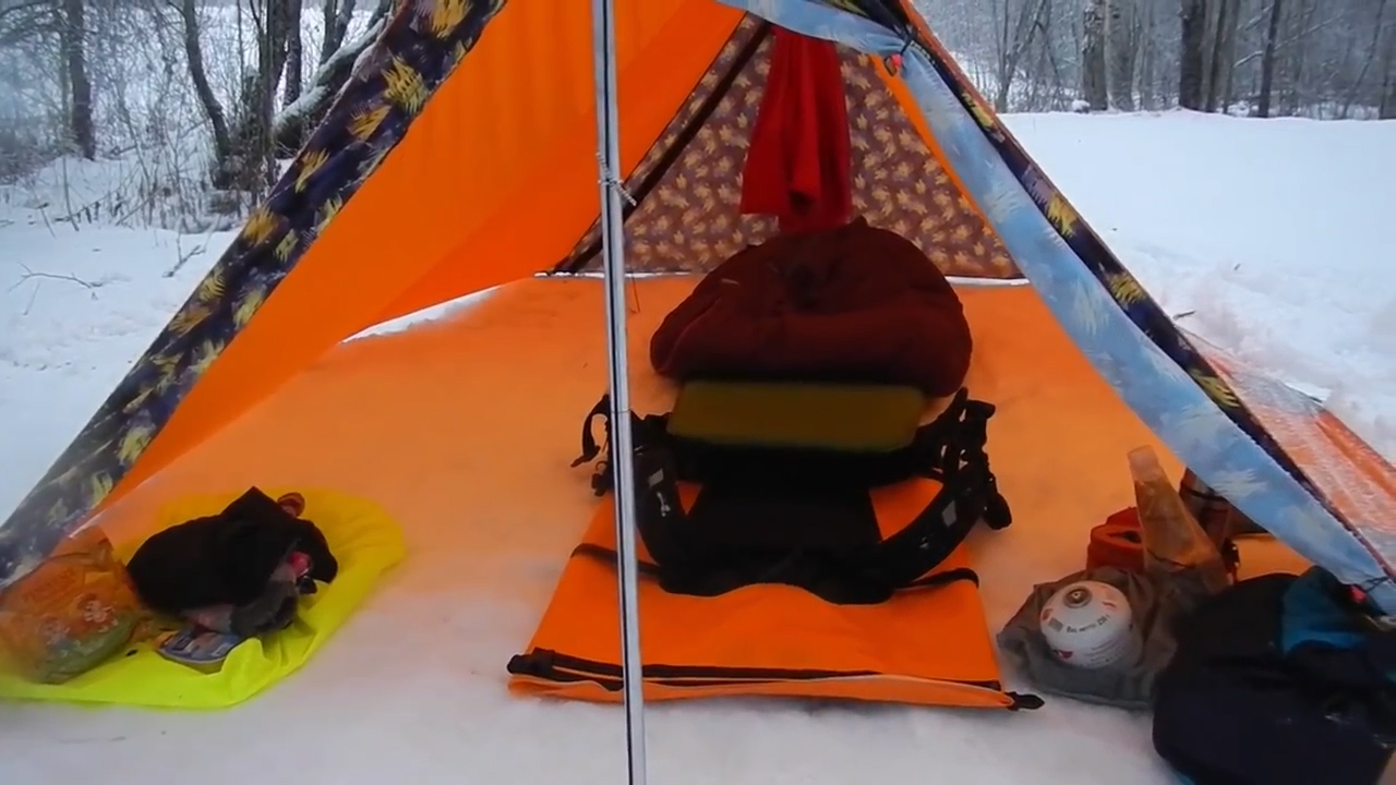 Депрессивная зима пожирает слабых - 2 \ Поход по Карельскому лесу в Январе смотреть онлайн