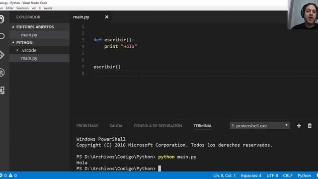 Python #6 - Funciones - Programación en español смотреть онлайн