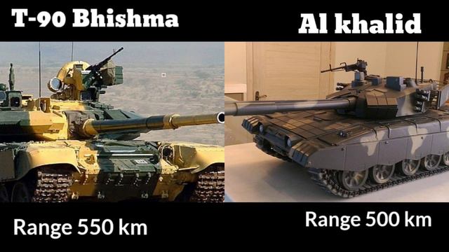 T-90 Bhishma vs Al Khalid Tank | Indian vs pakistani tank comparison смотреть онлайн