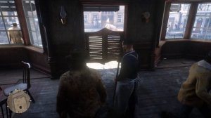 Red Dead Redemption 2. ч5. Глава 2. Драки в баре и игра в домино