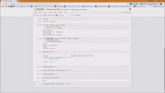 Intro to Python #8 Dictionaries & Files смотреть онлайн