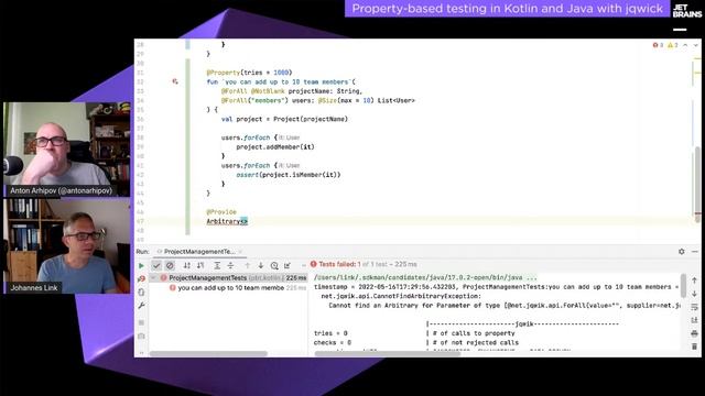 Property-based testing in Kotlin and Java with jqwik смотреть онлайн