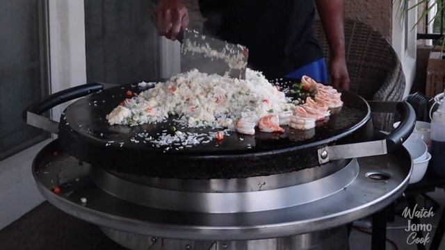 How To Make Seafood Fried Rice | Shrimp Lobster and Crab Fried Rice Recipe | Watch Jamo Cook смотреть онлайн