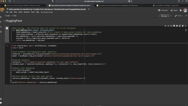 How to Using sentence transformer models from Sentence-Transformers and HuggingFace смотреть онлайн