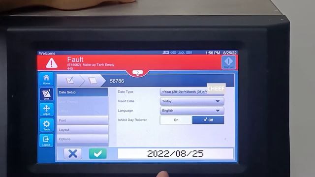 Let's take a look at the Videojet 1580 message editing tutorial! смотреть онлайн