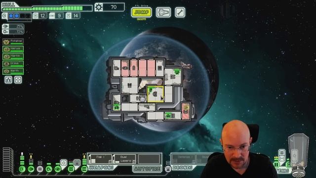 FTL Hard mode, NO pause, Random Ship Streaks! Engi C, 12th run смотреть онлайн