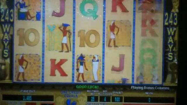 Pharaoh's Gold slot - 25 x 1 cent x 4 - bonus round смотреть онлайн