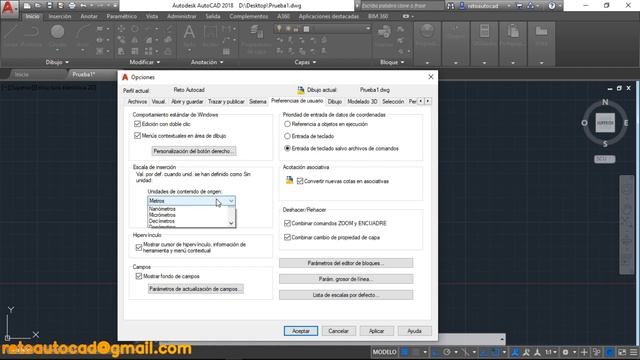 AutoCAD - Cómo configurar AutoCAD 2018. Configuración básica. смотреть онлайн