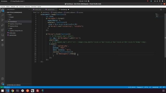 #2 - Sistema de upload com Crop + PHP + Ajax смотреть онлайн