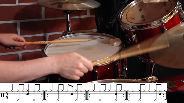 Drum Lesson # 25 - Whiplashed - Double Time Swing Snare Comping - Better Drums - Drum Instruction смотреть онлайн