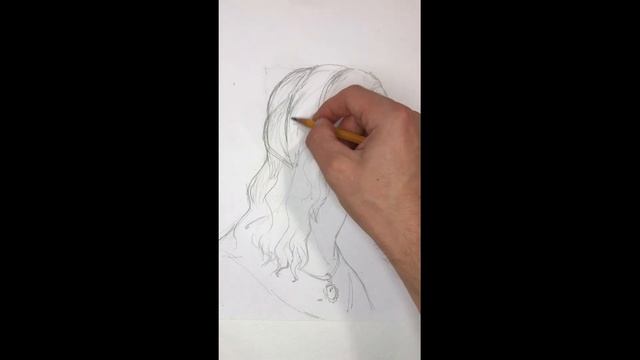 Как нарисовать профиль девушки эпохи возрождения / How to draw the profile of a renaissance girl смотреть онлайн