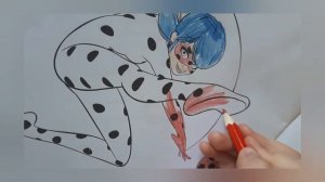 Раскраска Леди Баг и Супер Кот.Ярко.Красиво.Смотреть всем.???