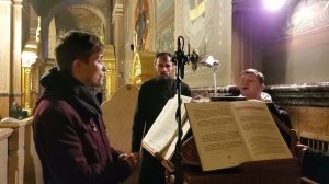 2021.03.27 «Честнейшую херувим...». Хор Николо-Угрешского монастыря. Солист Станислав Бучумов