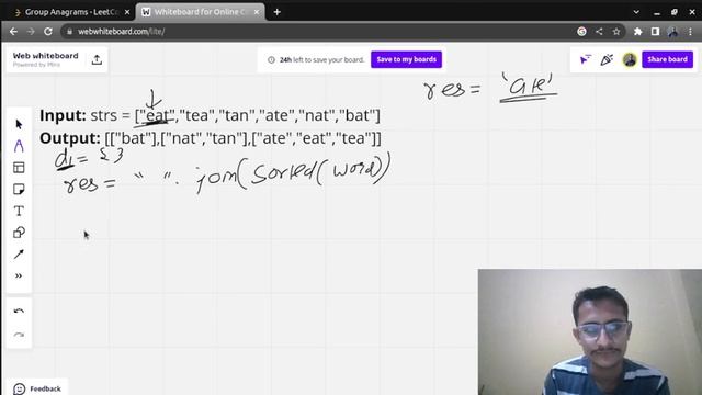 Given an array of strings strs, group the anagrams together. You can return the answer in any order смотреть онлайн