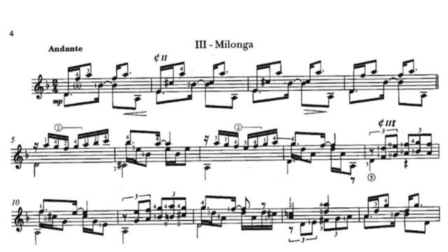 Milonga (Suite del Plata) Máximo Diego Pujol | Partitura | Guitarra: Gina Arriola смотреть онлайн