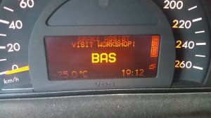 ESP и BAS W203 дорестайл