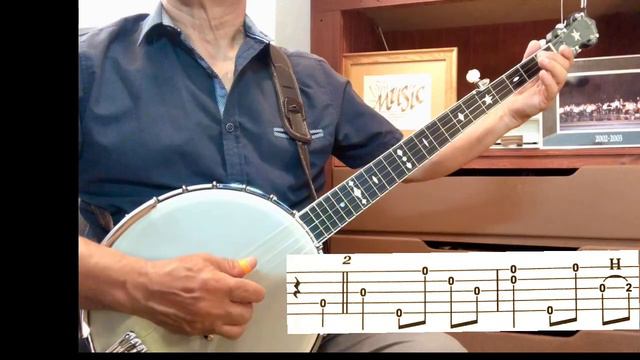 Amazing Grace, 5 String Banjo (Fast & Slow with Tab) смотреть онлайн
