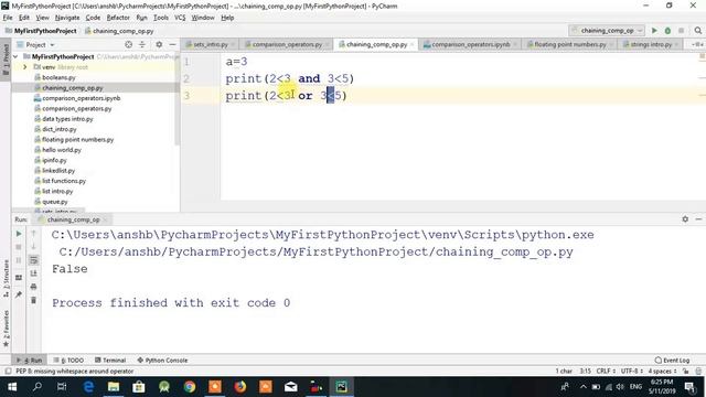 [HINDI] BIT-PY Beginner's Python Course | Part #19 | Chaining Comparison and Logical Operators смотреть онлайн