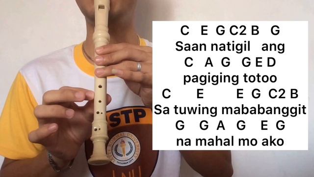 PAUBAYA - Moira Dela Torre | Easy Recorder Flute Letter Notes / Flute Chords Key of C (No sharp) смотреть онлайн