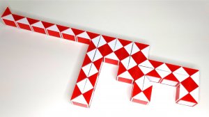 Автомат из змейки Рубика 72 элемента   Змейка Рубика 72  Rubik`s Snake