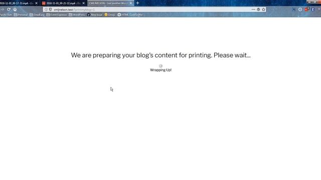 Print My Blog WordPress plugin demo смотреть онлайн