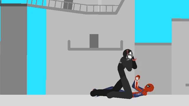 Venom VS Spiderman Fight | StickNodes | смотреть онлайн