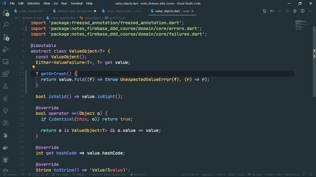 Flutter Firebase & DDD Course [6] - Firebase Auth Setup & Facade смотреть онлайн