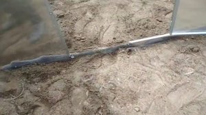 Грунтозацепы для теплиц. Теплица не улетит. Монтаж установка в Могилёвском районе. Точный Ход.