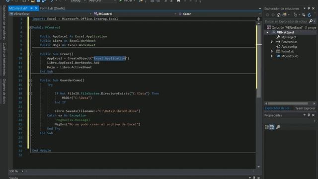 Visual Basic .NET y Excel #1 Crear, Guardar y Abrir Libro de Excel. смотреть онлайн