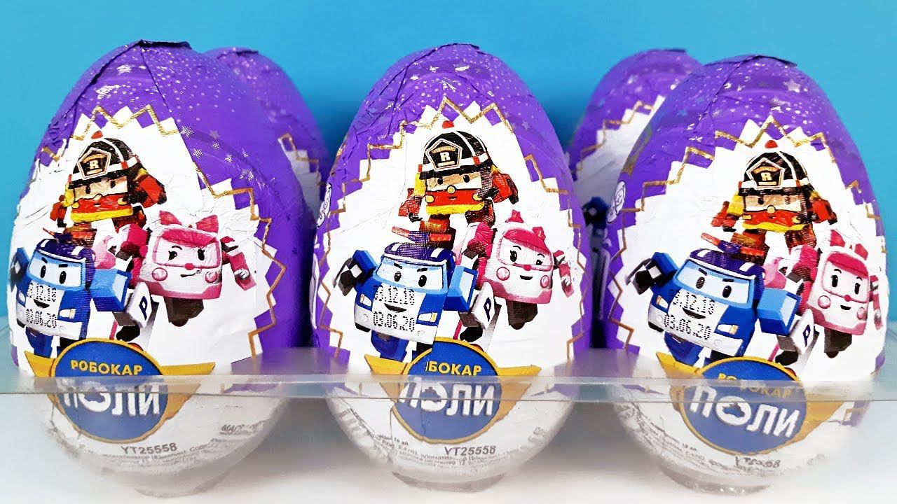 СЮРПРИЗЫ РОБОКАР ПОЛИ Шоки Токи ИГРУШКИ мультики про машинки Robocar Poli Surprise eggs unboxing смотреть онлайн