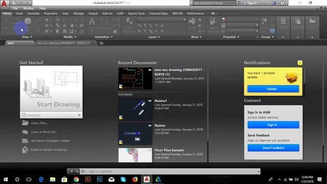 AutoCAD 2018 Tutorial For Beginners - 1 | AutoCAD with Naima смотреть онлайн